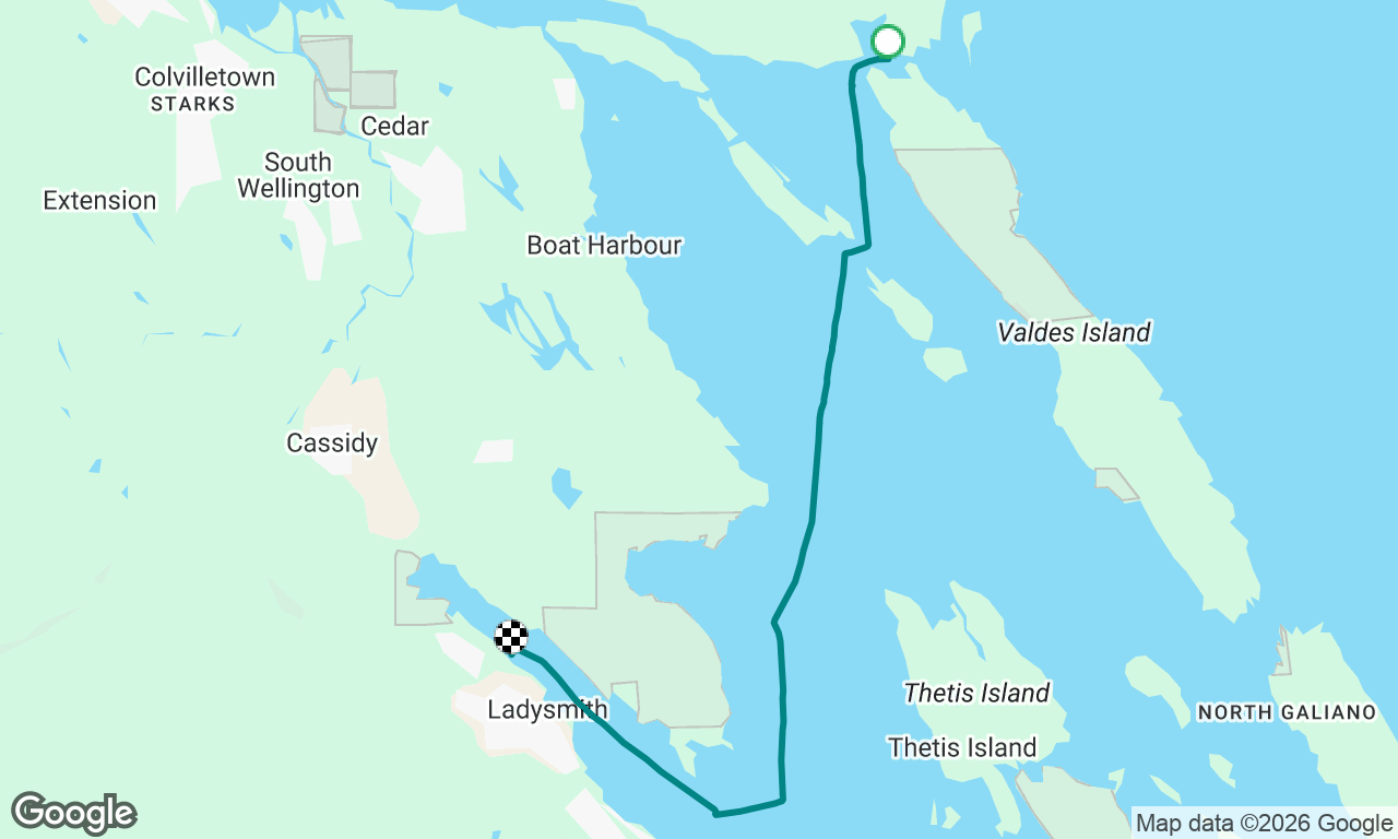 Kendrick Island to Ladysmith