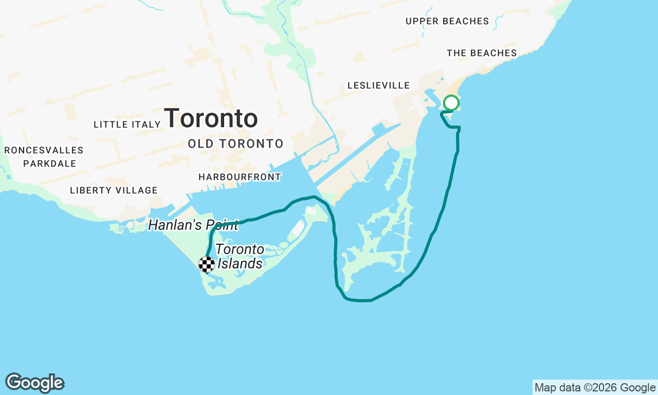 Week cruise - Day 1 (too much of an eastbound to go anywhere east). 