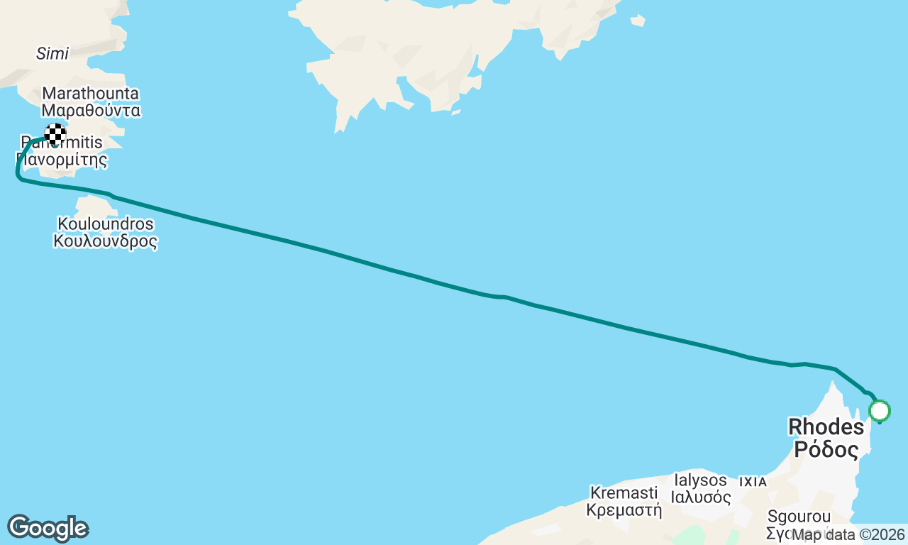 Rhodes to Simi