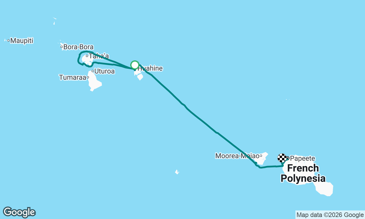 TAHITI Floatilla 2026 - Huahine to Taha’a to Huahine to Morea to Papeete.