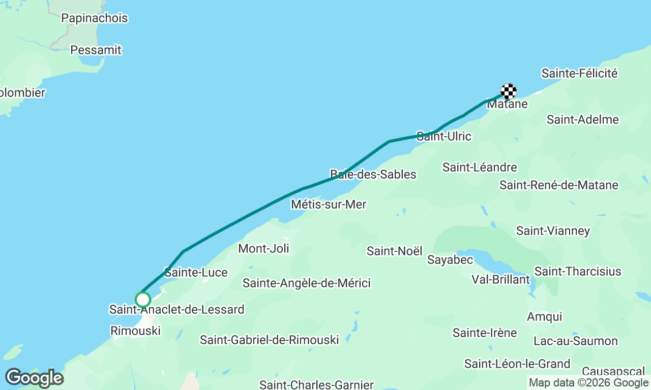 Voyage map