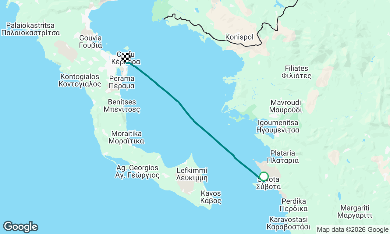 Voyage map