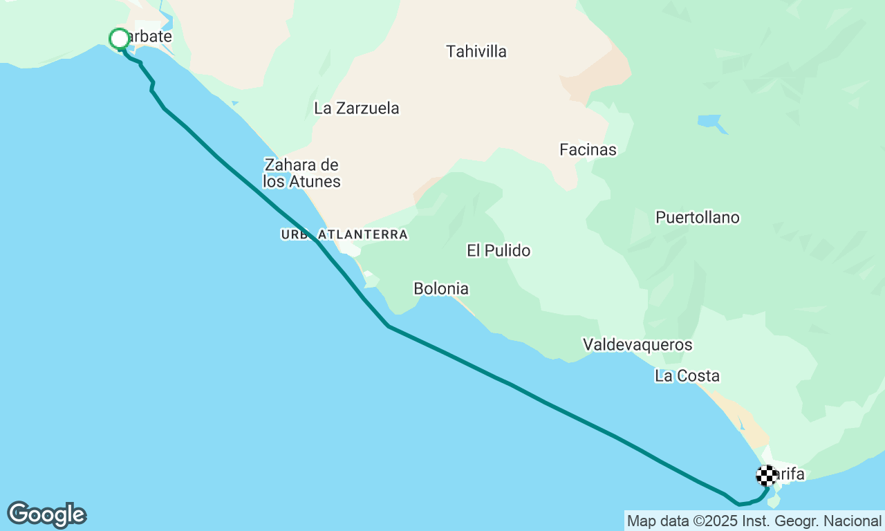 Cruise cruise cruising: Barbate to Tarifa