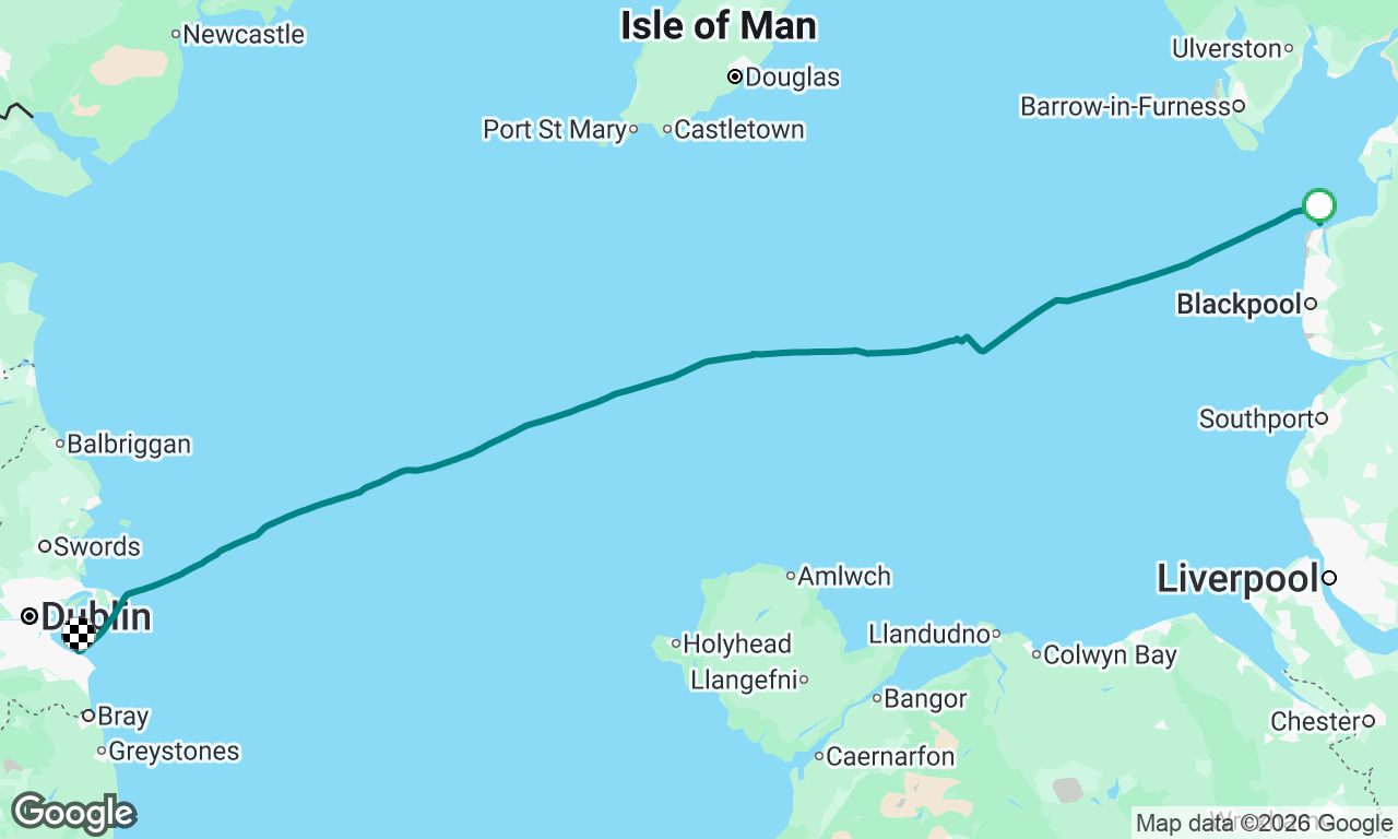 Fleetwood to Ireland (Day 1)