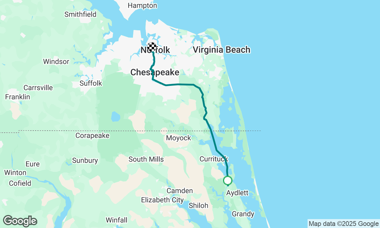 Coinjock to Portsmouth