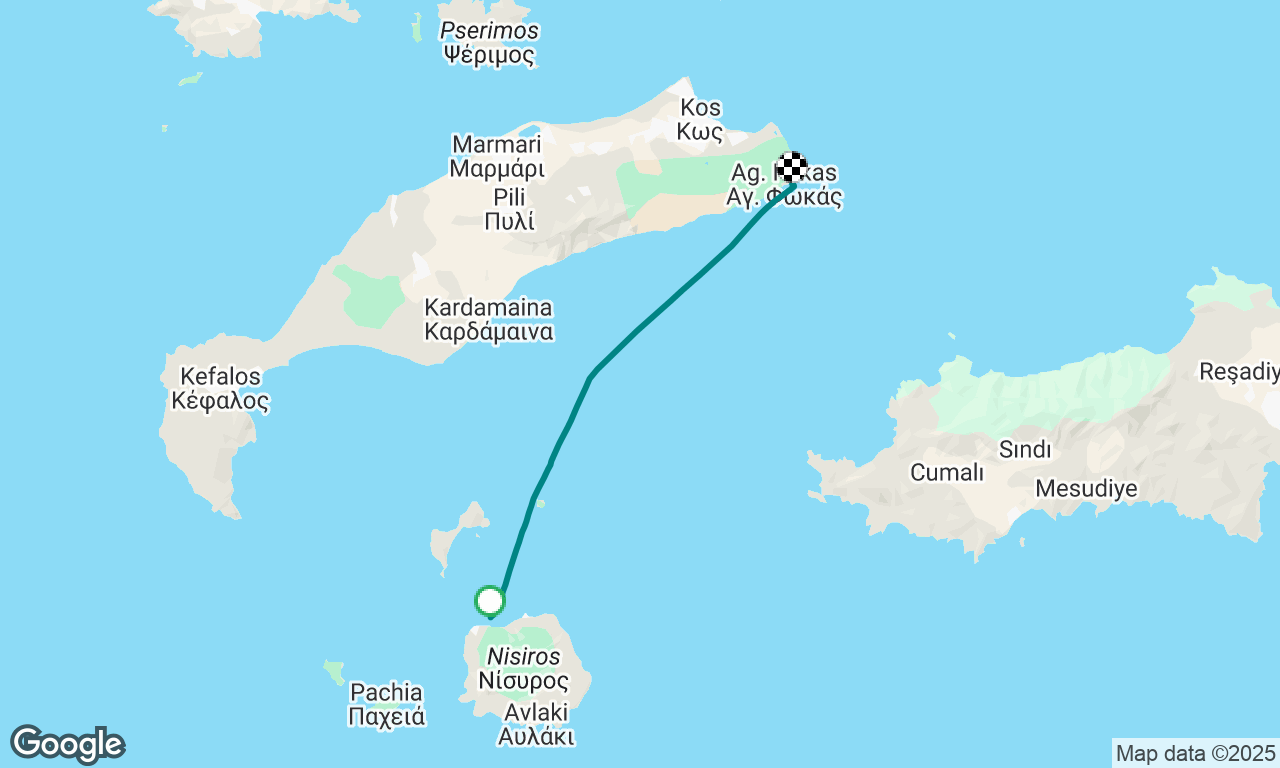 Nisyros to Kos