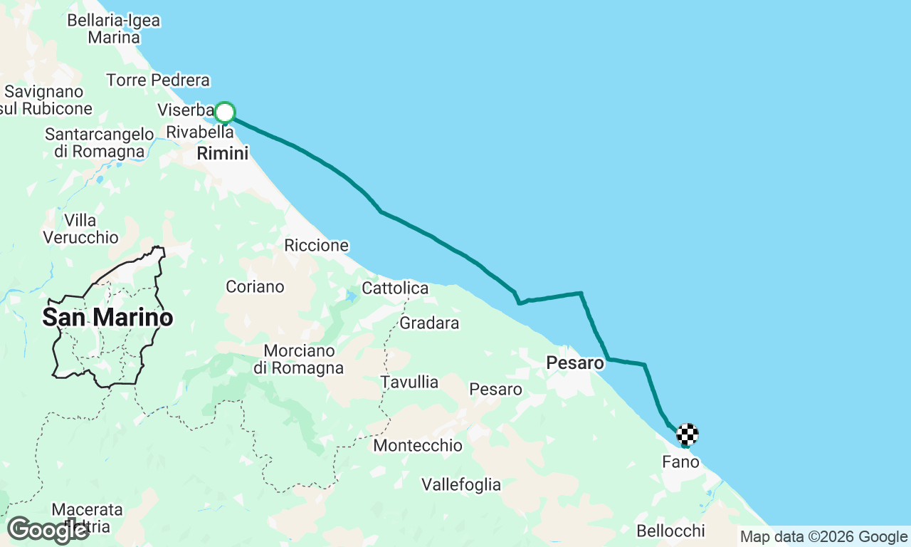 Voyage map