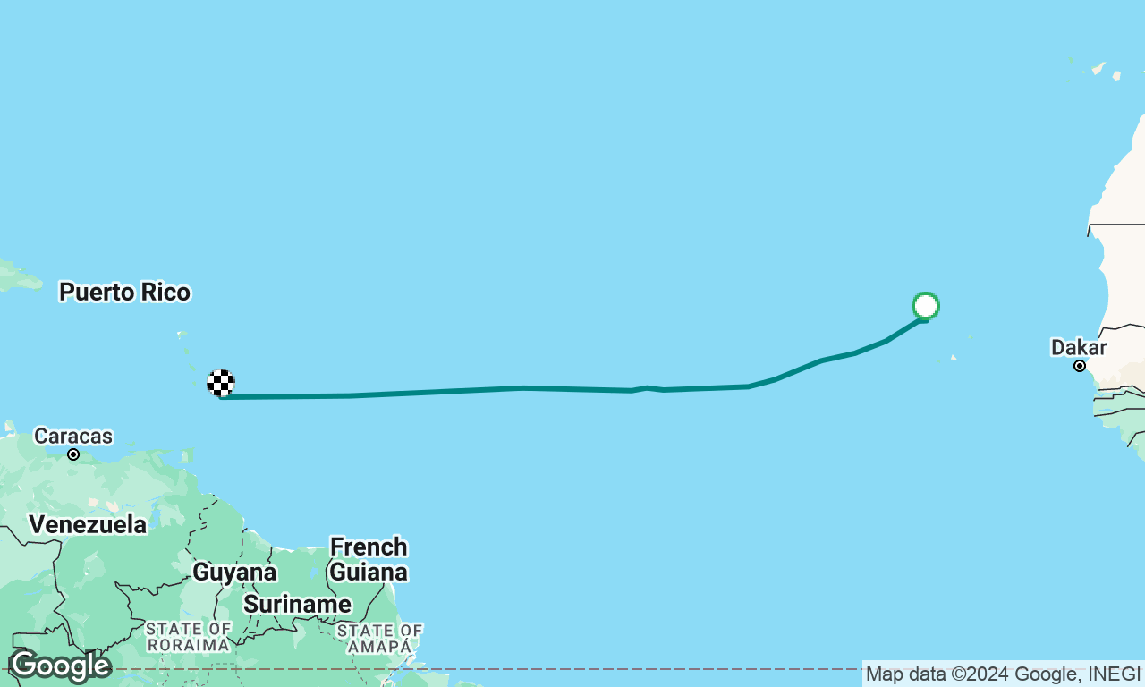 Cape Verde to Barbados