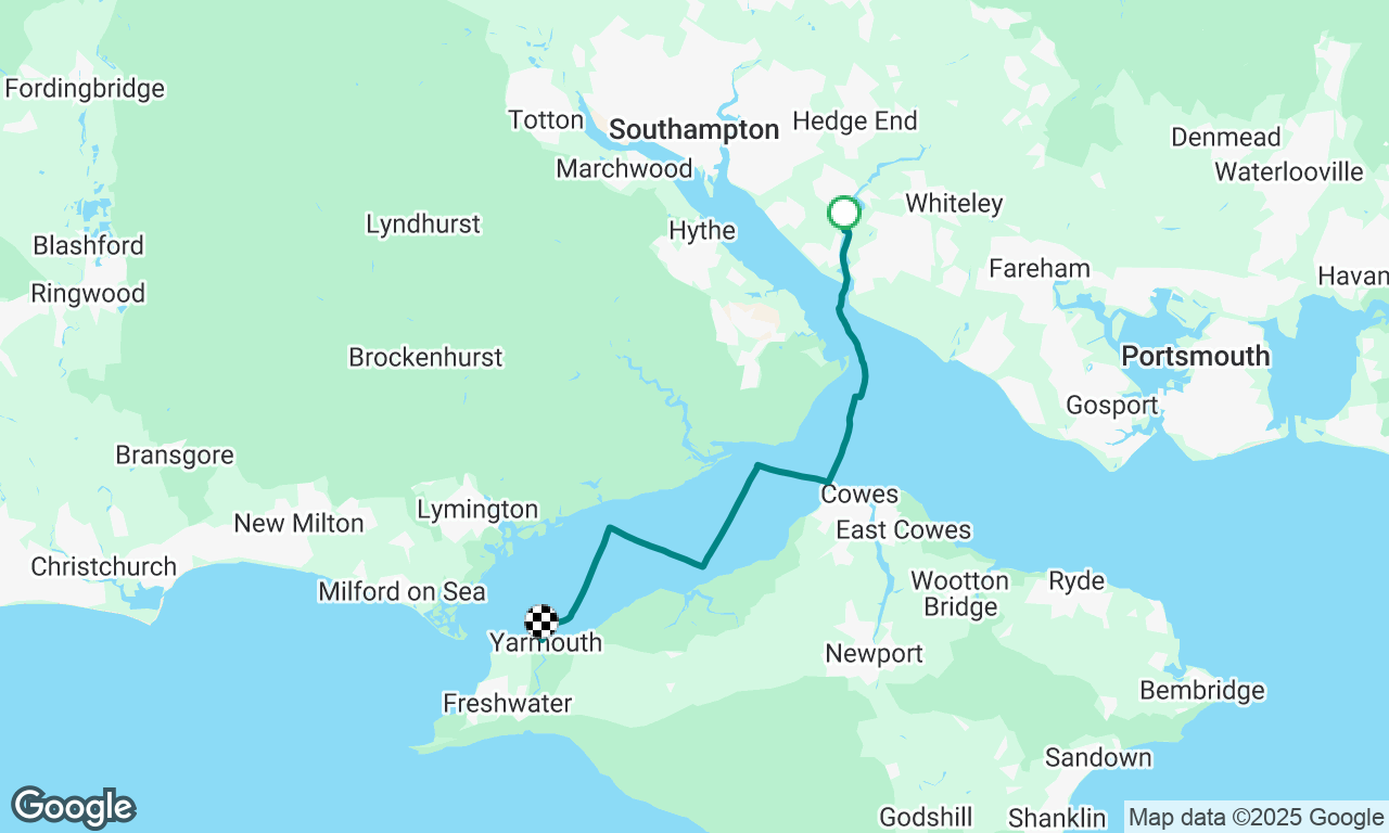 Hamble to Yarmouth solo