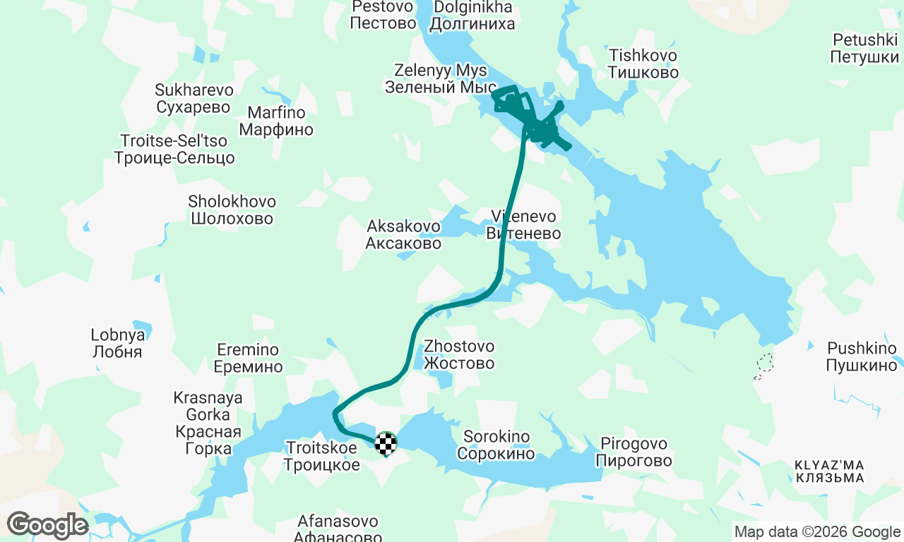 Voyage map