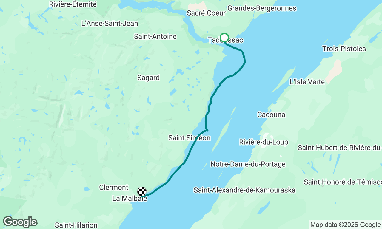 Stage Intl. Bareboat - Tadoussac à Cap-à-l’Aigle