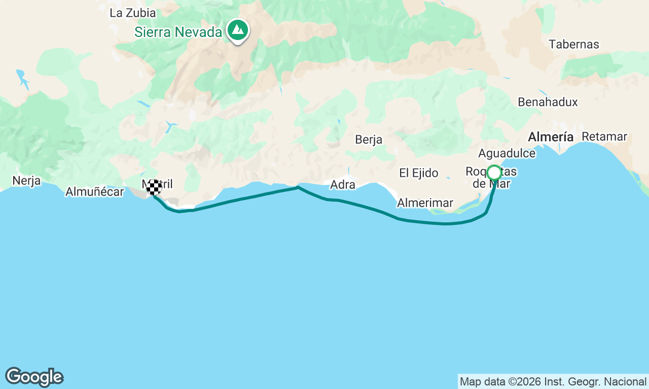 Birthday trip: Roquetas - Motril