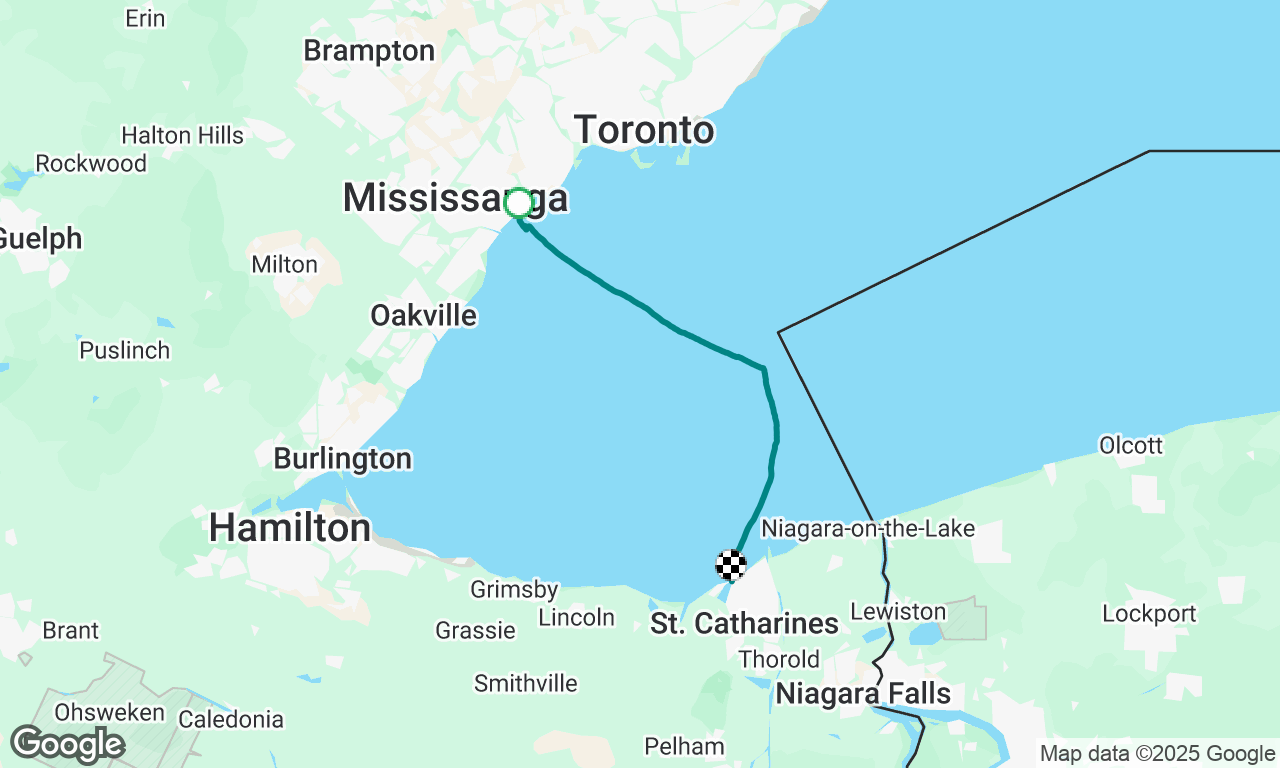 Delivery of Kahoots from Port Credit to Thornberry - first leg