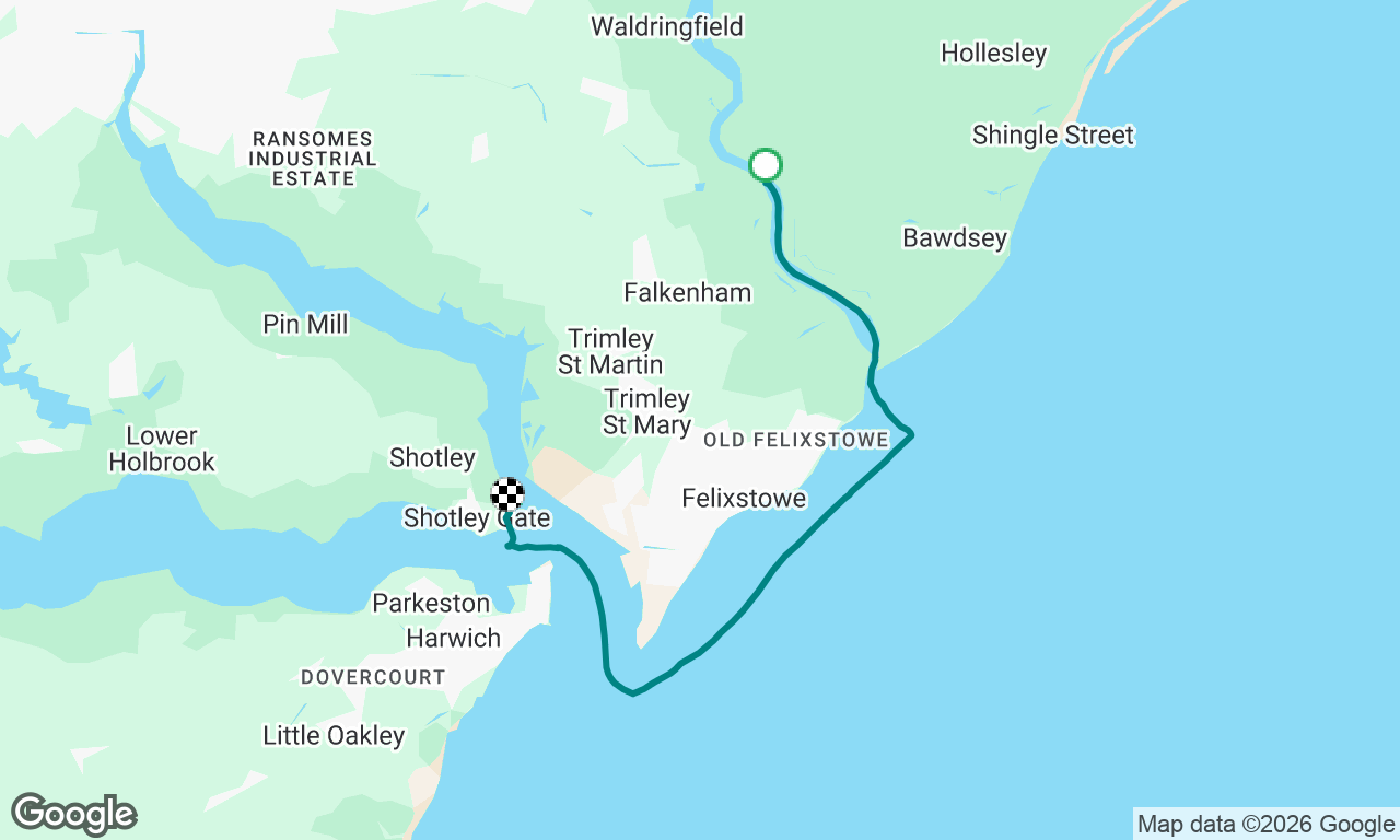 Ramsholt to Shotley 