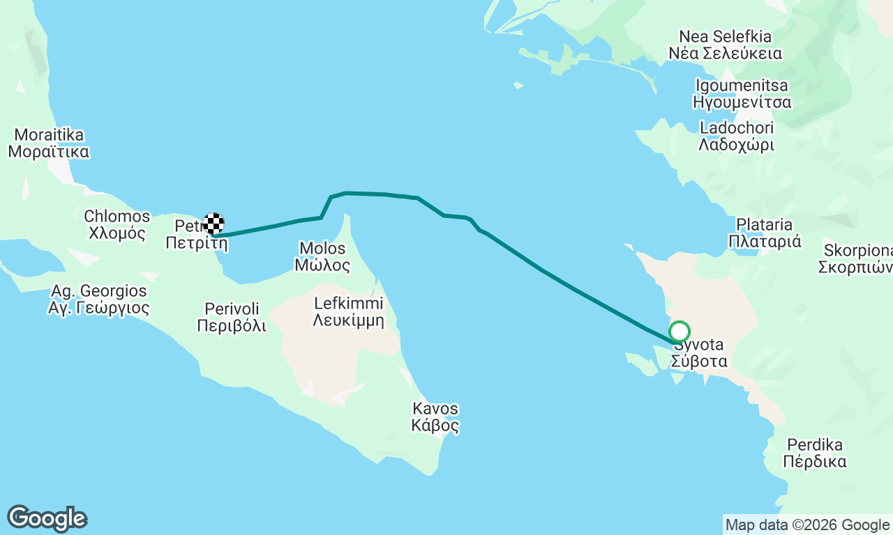 Voyage map