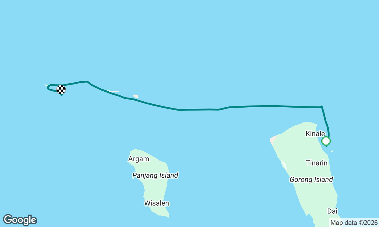 Pulau Gorong to pulau Nukus