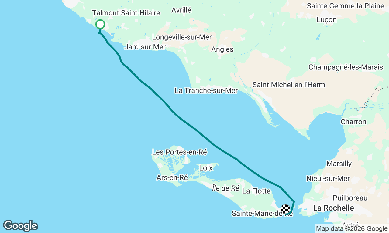 Bourgenay to Ile de Re