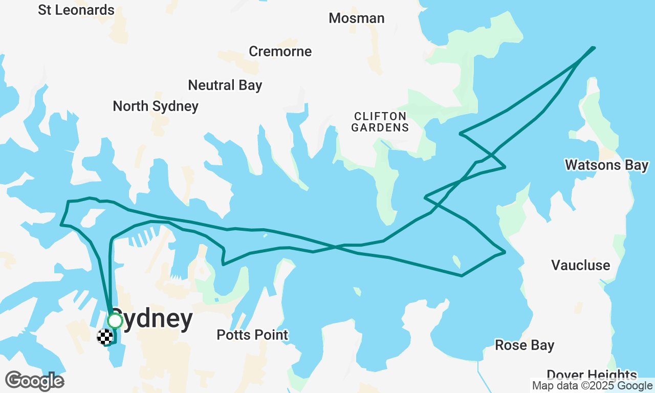 Voyage map