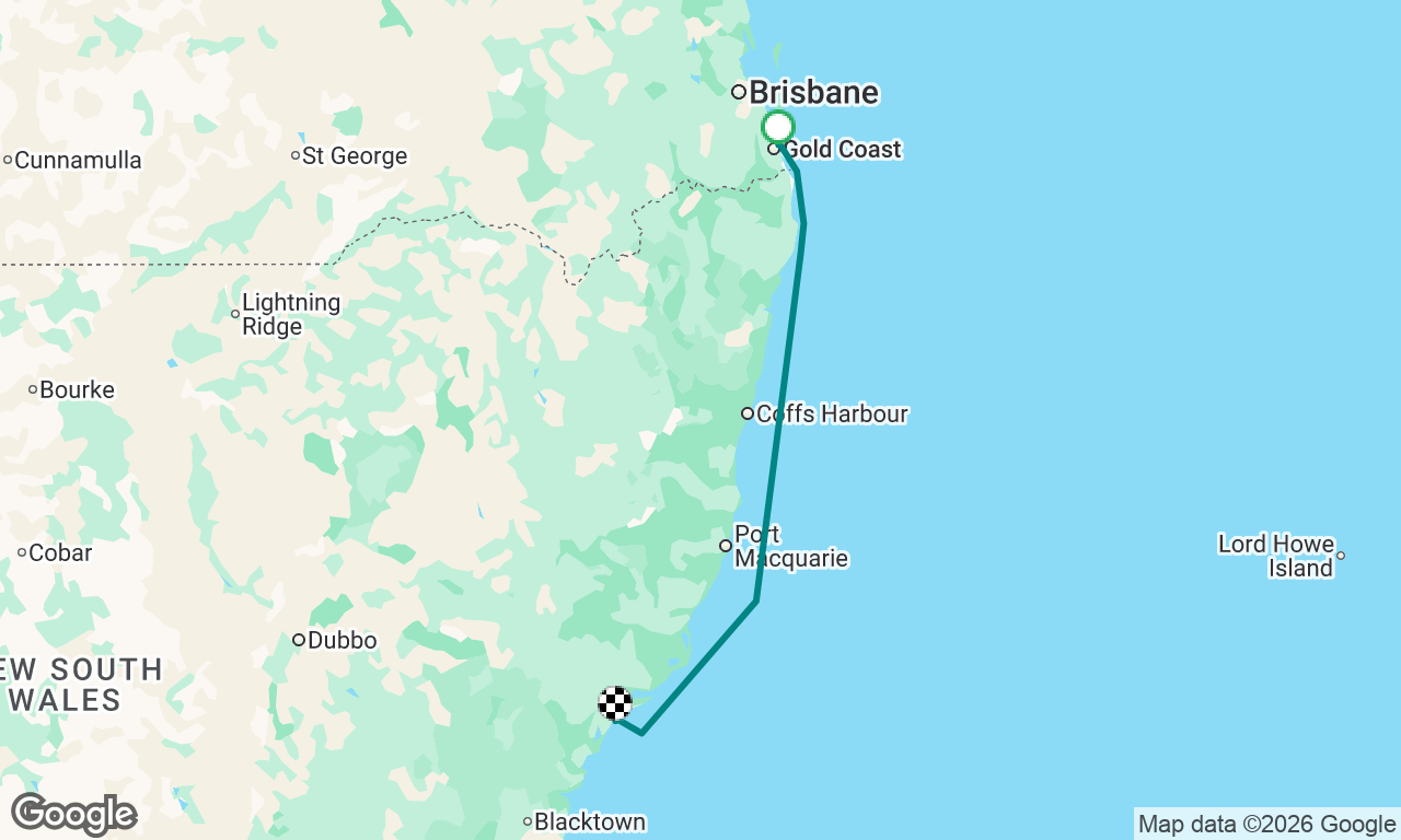 Voyage map