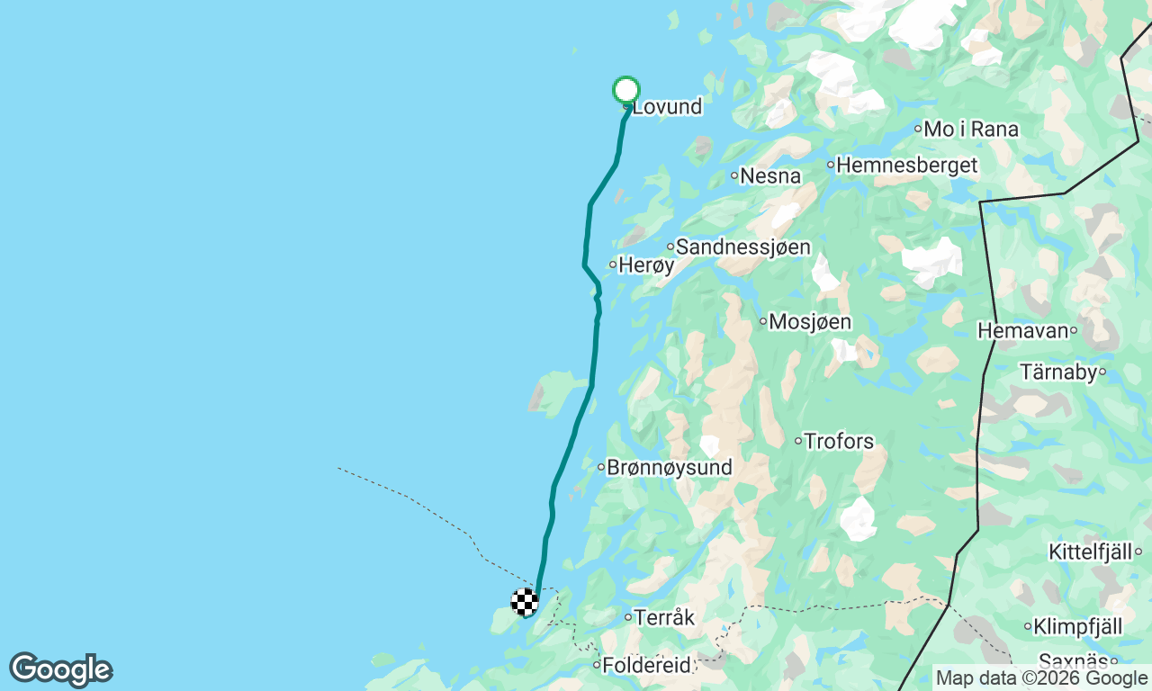 Voyage map