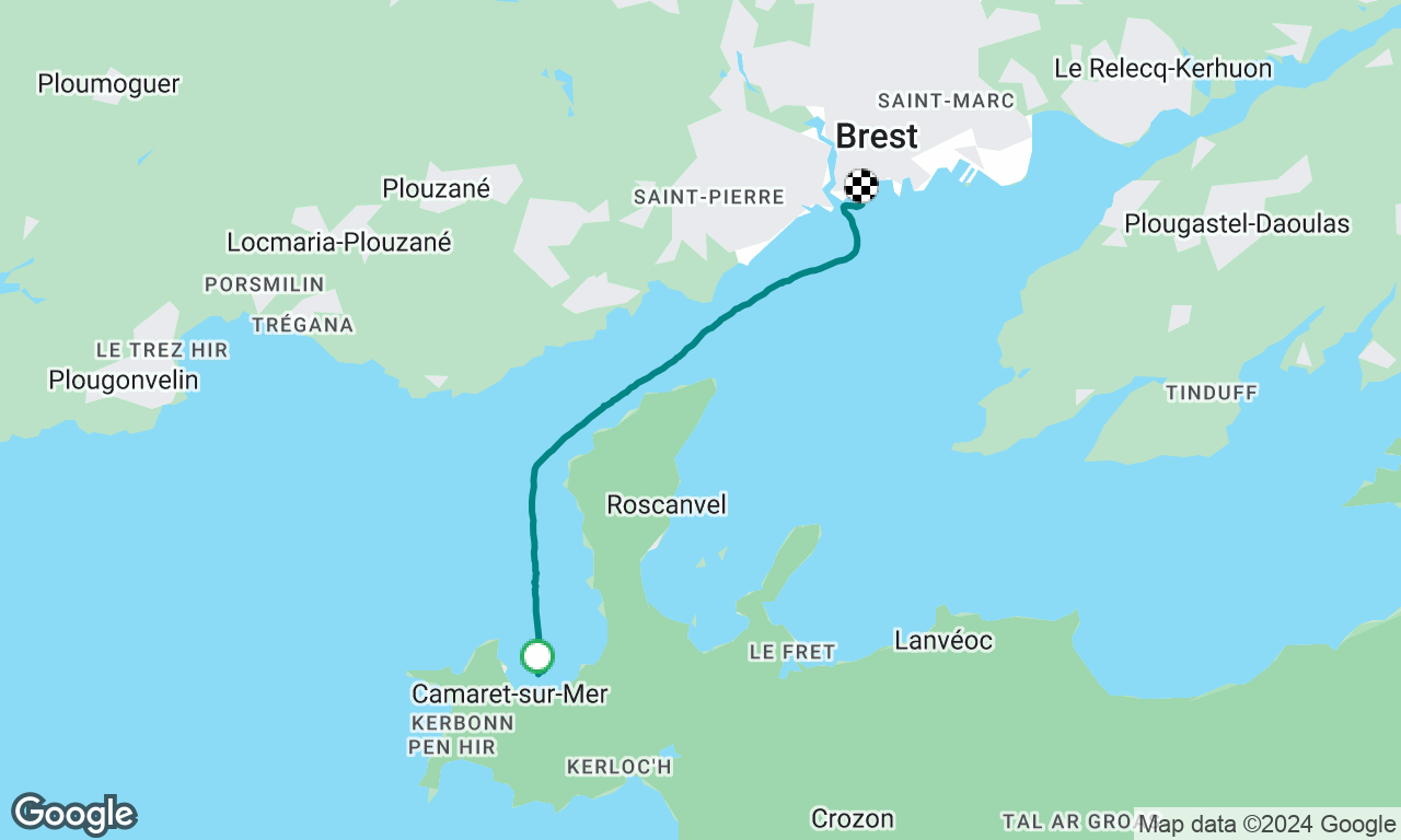 Camaret to Brest