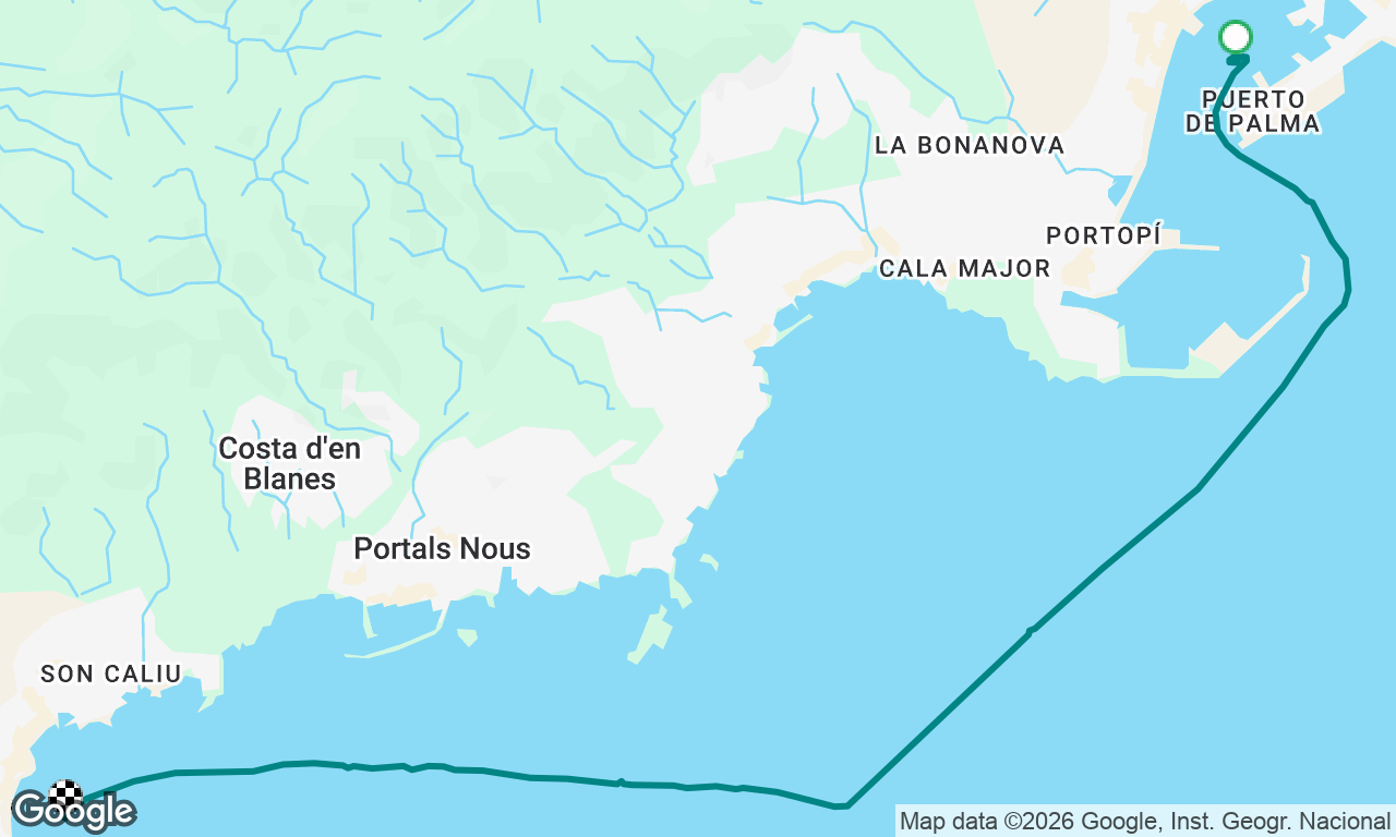 Voyage map