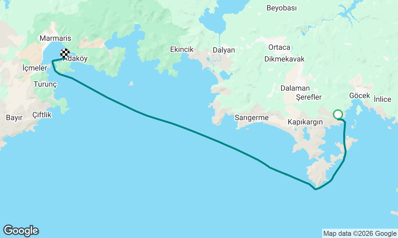 Voyage map