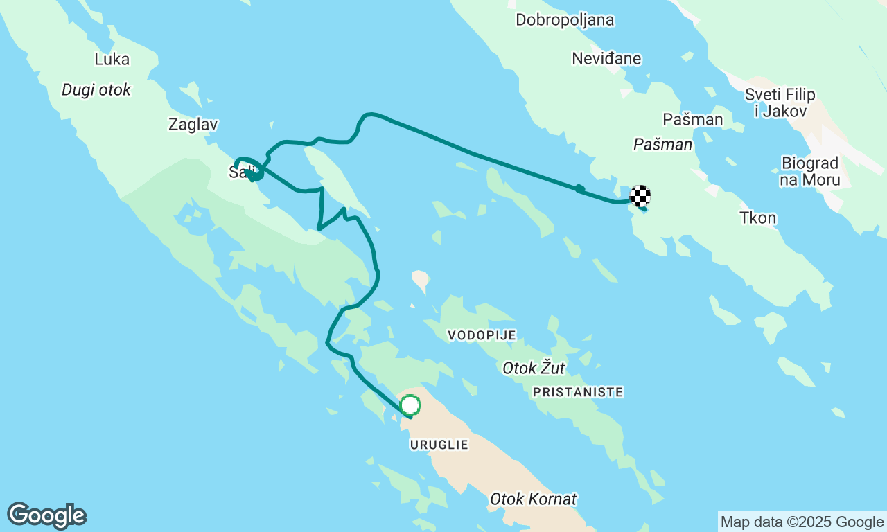 Kornati to Sali to Soline