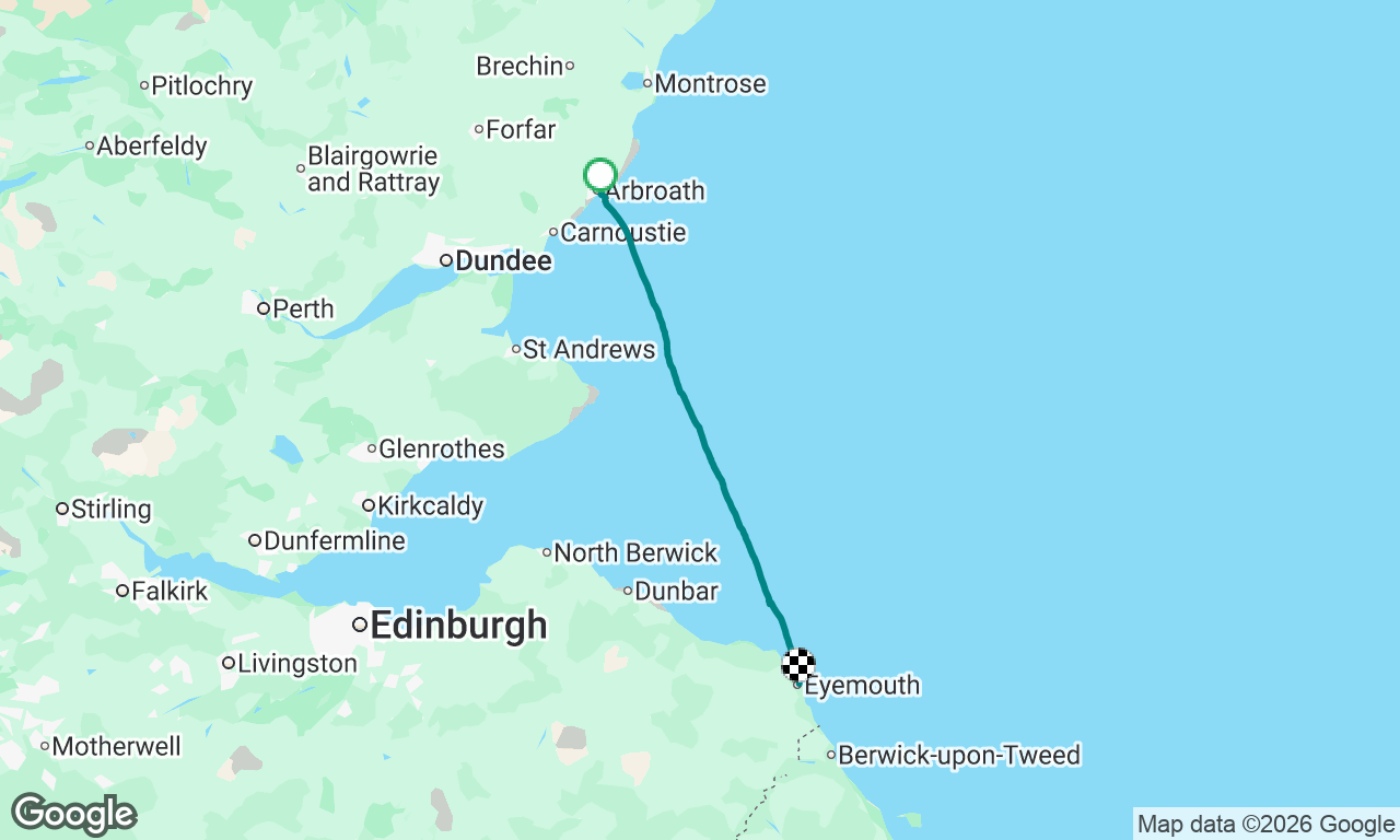 Arbroath to Eyemouth