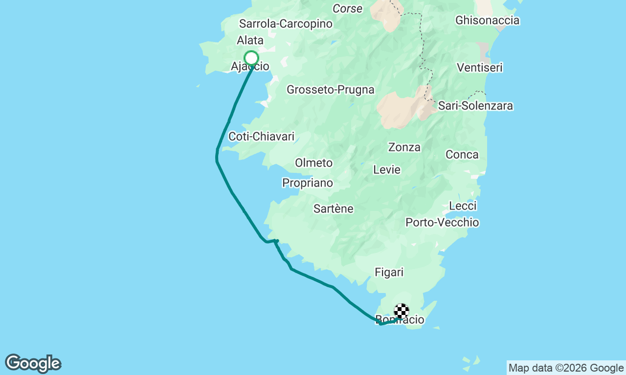 Voyage map