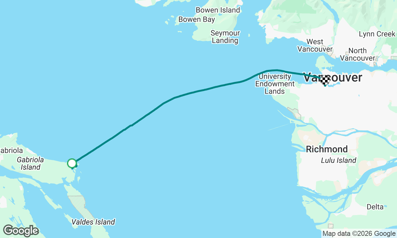 Voyage map