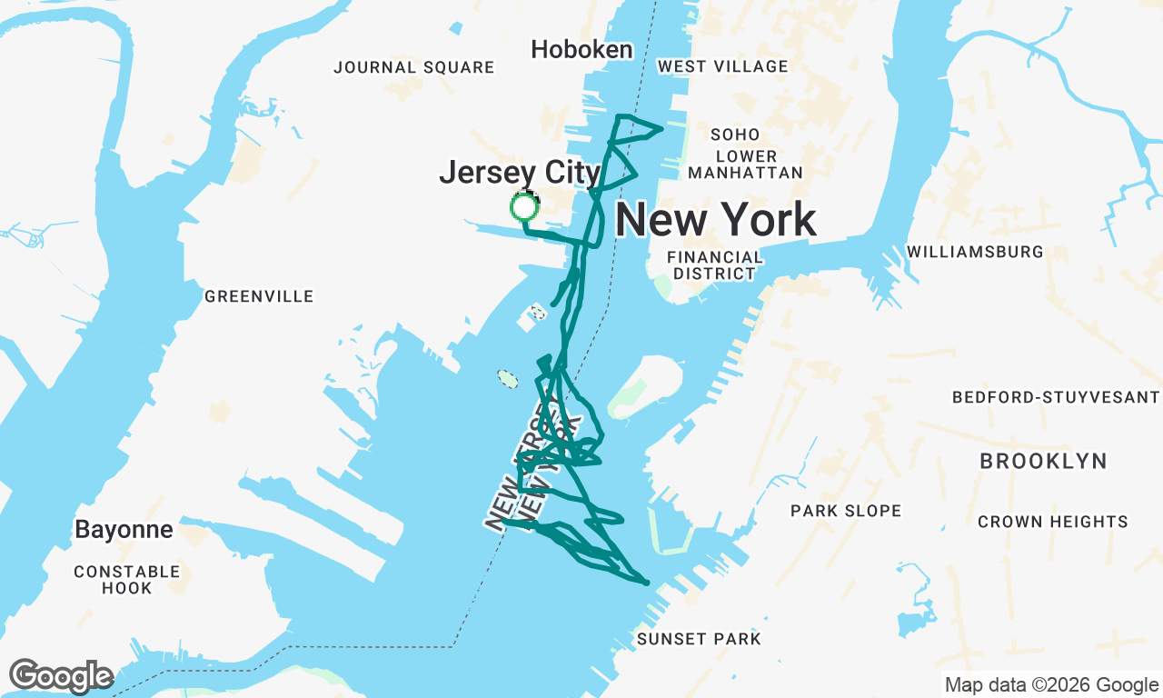 Voyage map
