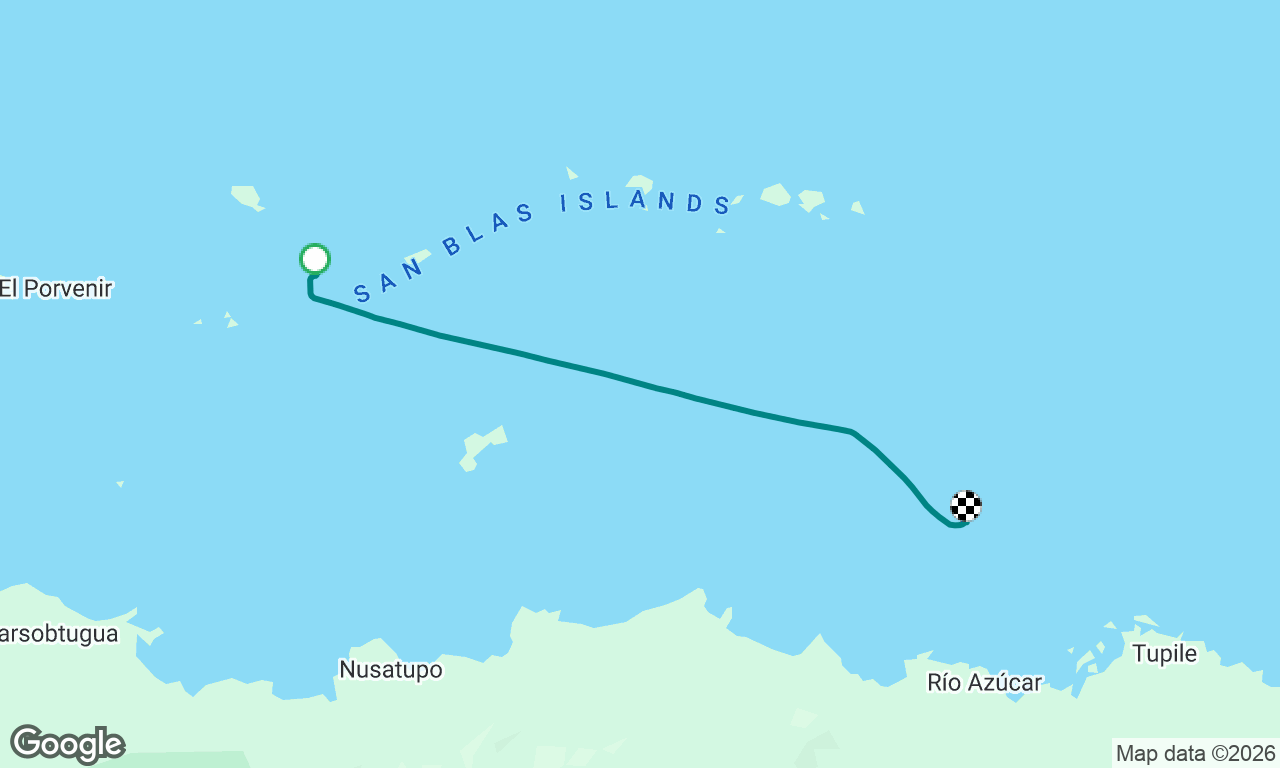 Lemons Island to Green Island- San Blas, Panama