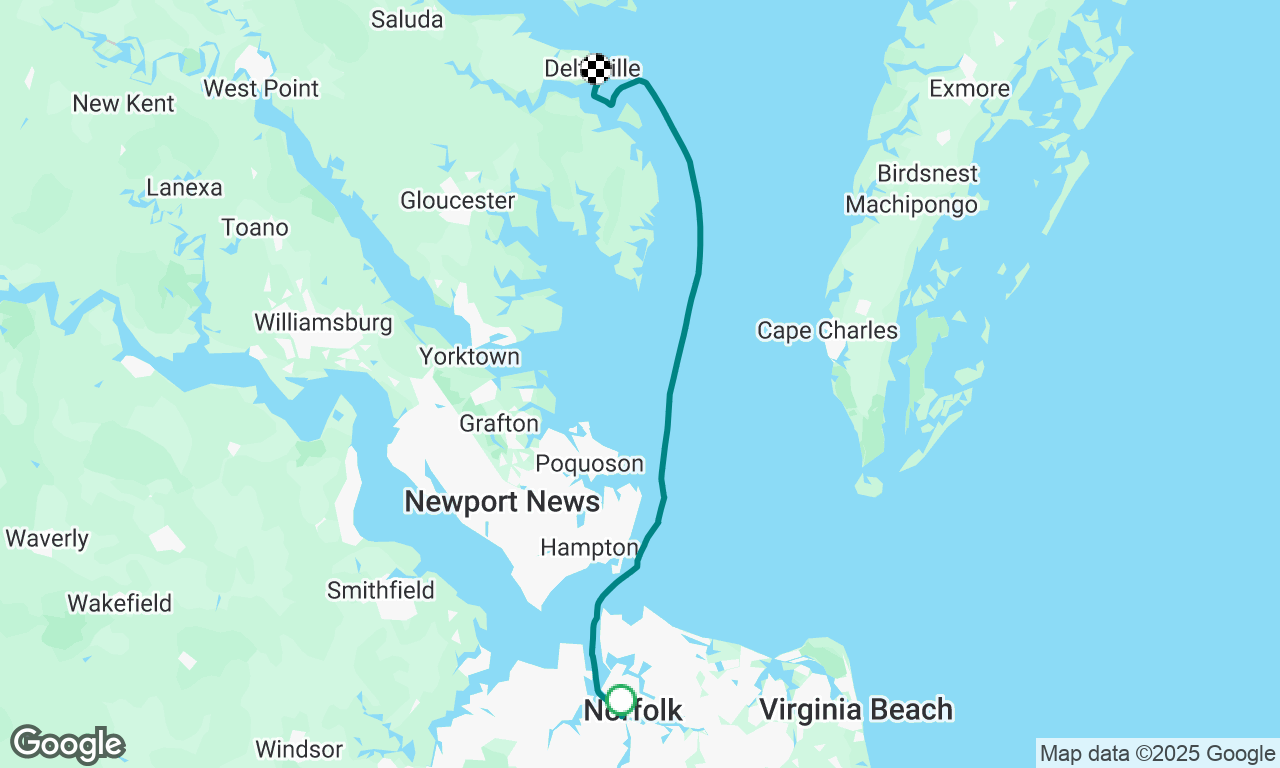 Portsmouth to Fishing Island
