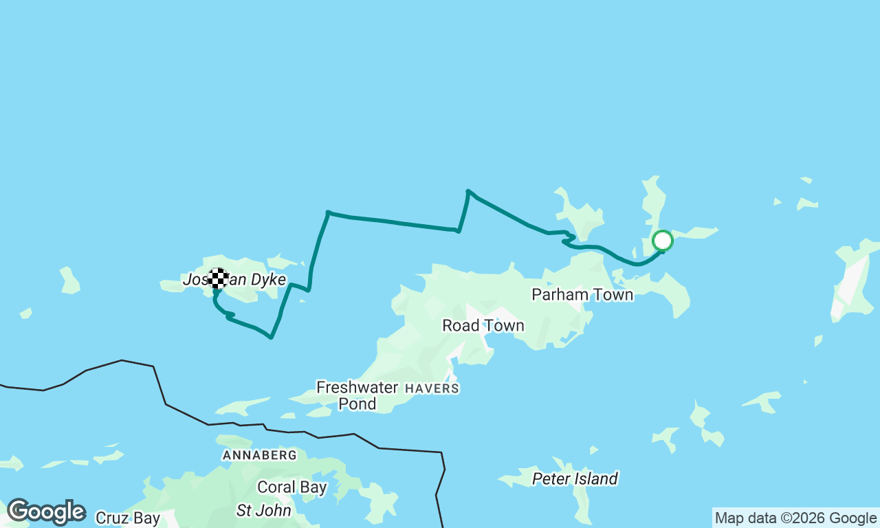 Scrub Island to Jost Van Dyke