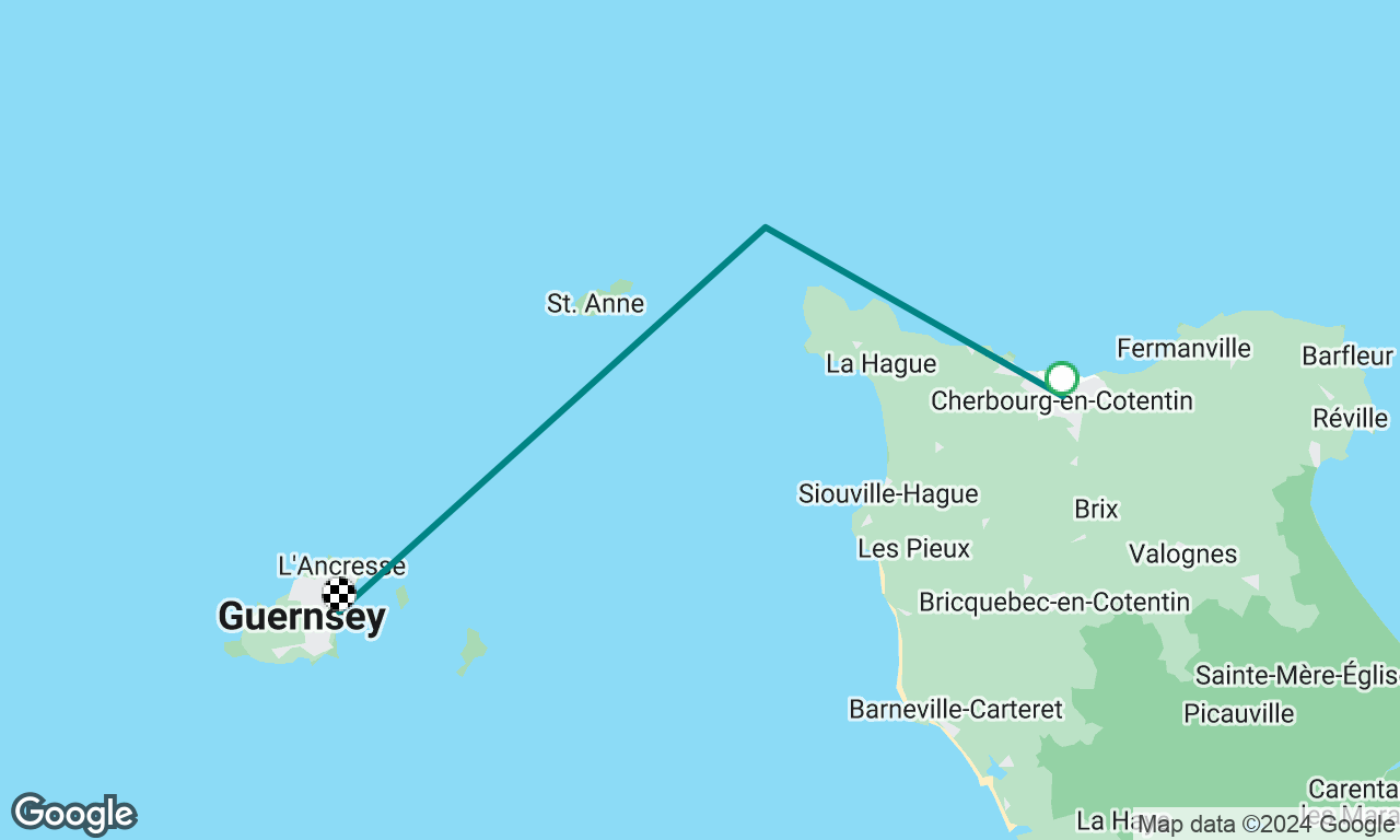 Cherbourg to St Peter's Port