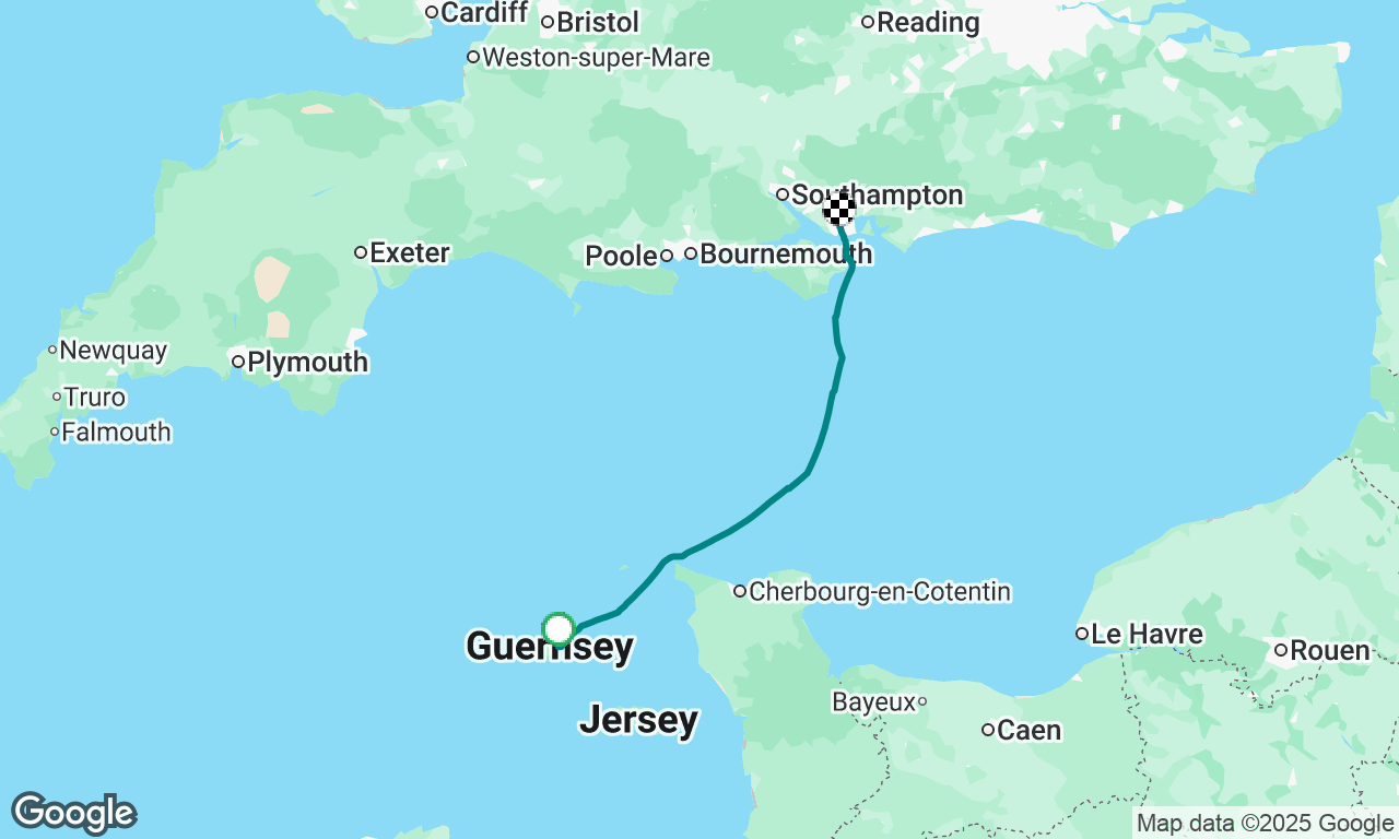 St Peter Port to Pompey