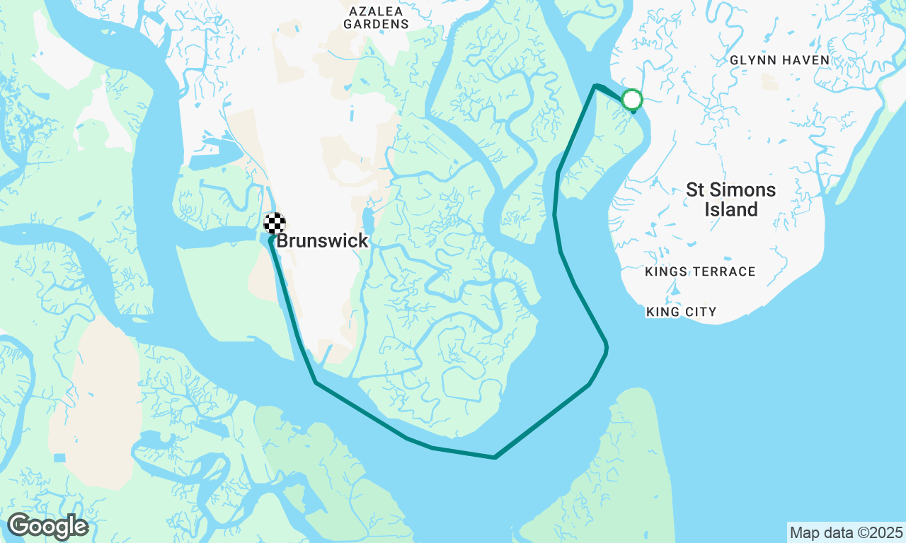 Saint Simons to Brunswick 
