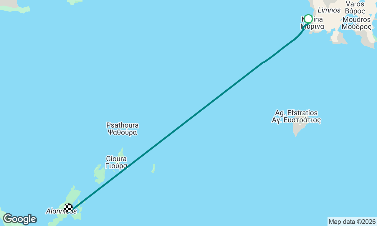 Voyage map