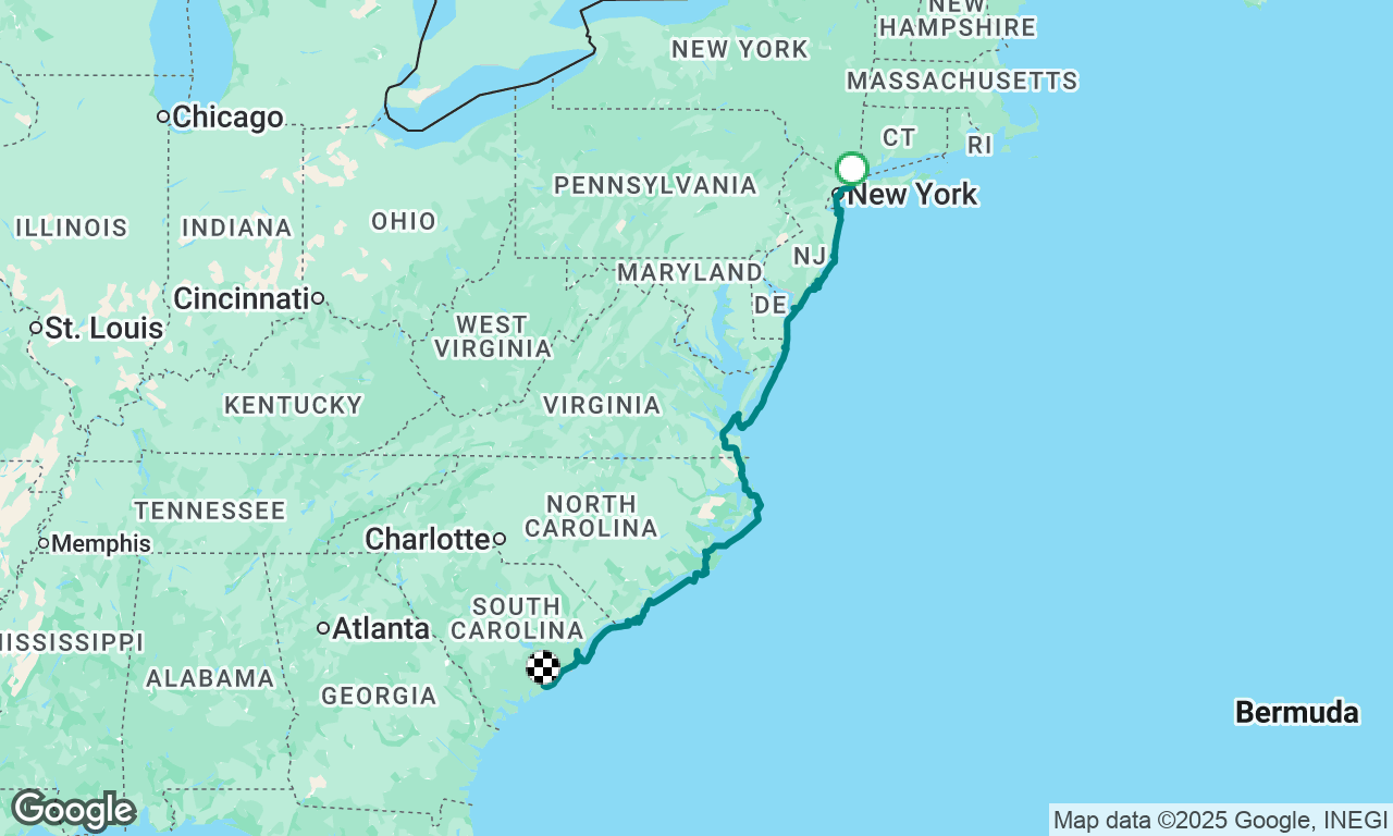 NYC to Charleston, SC