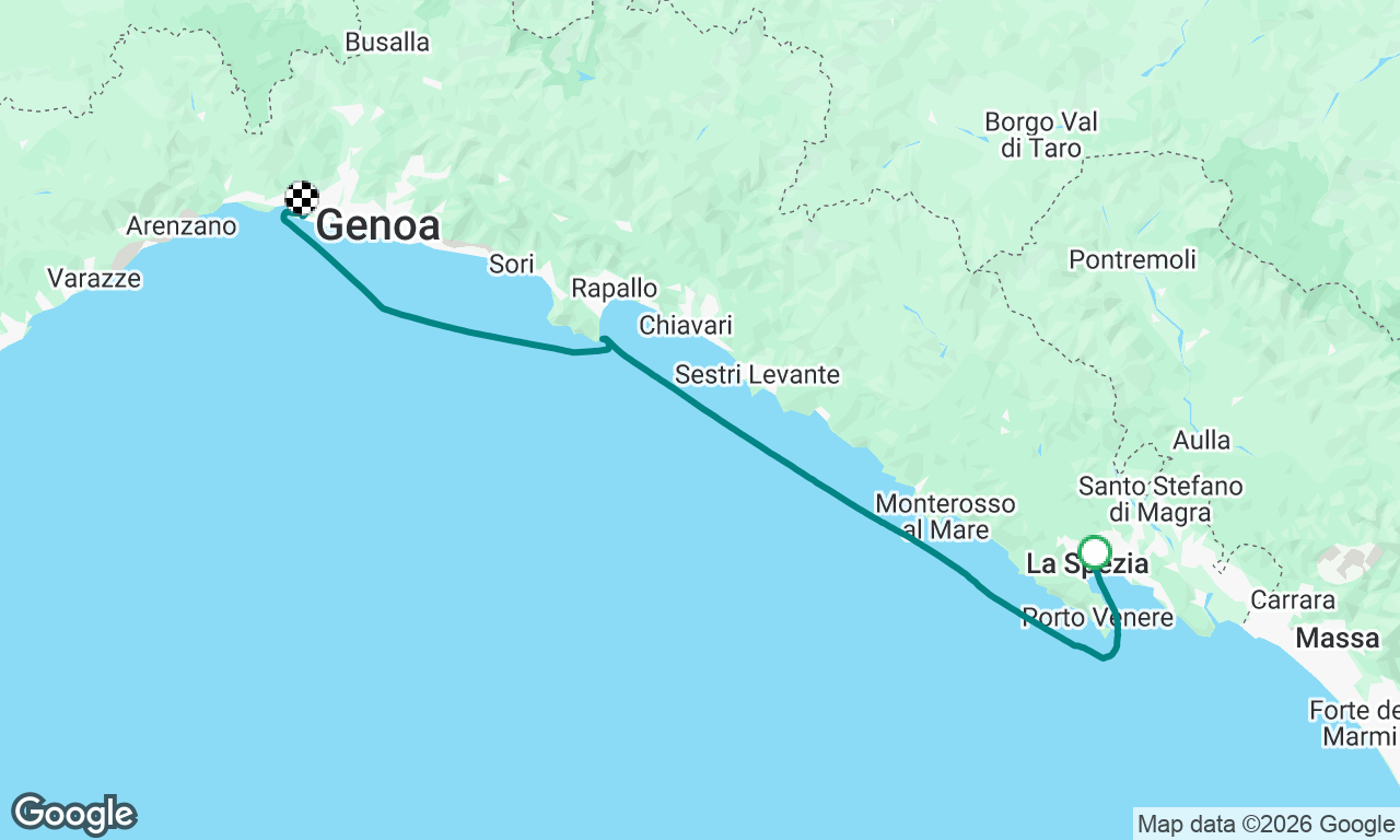 La Spezia to Genoa