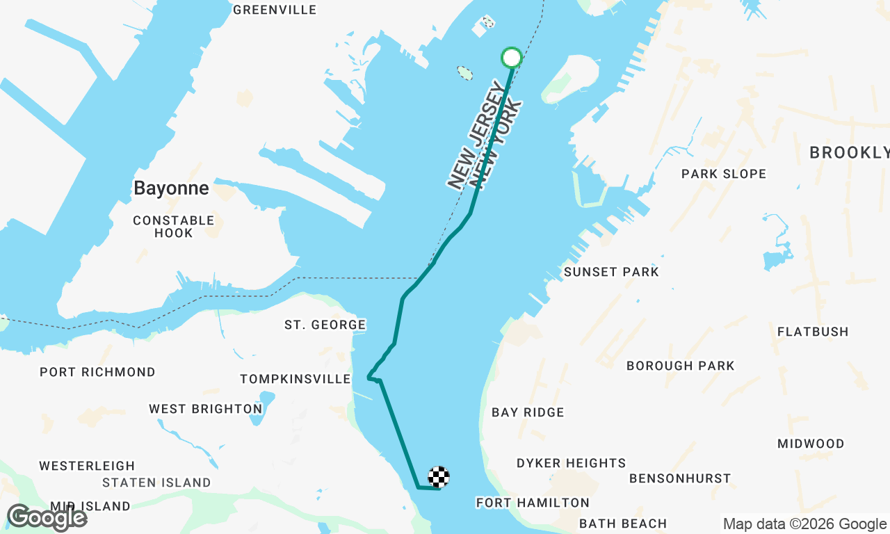 Voyage map
