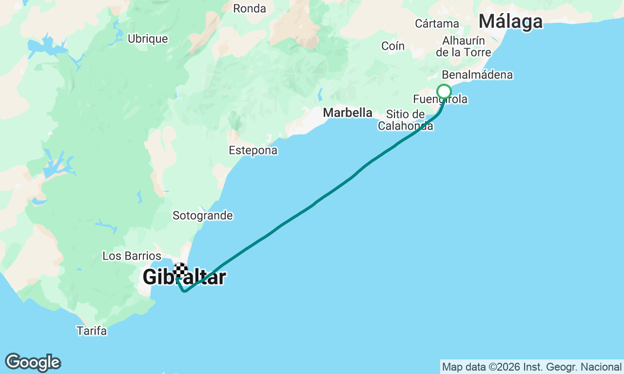Fuengirola to Gibraltar