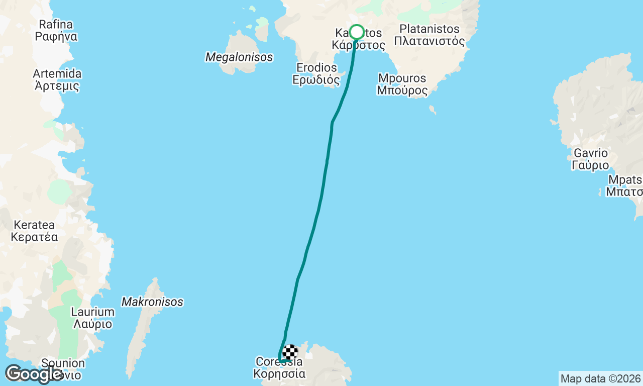 Karystos to Kea