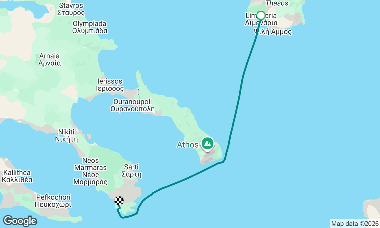 Voyage map