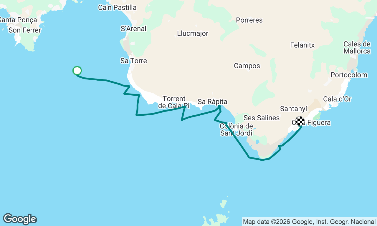 Voyage map