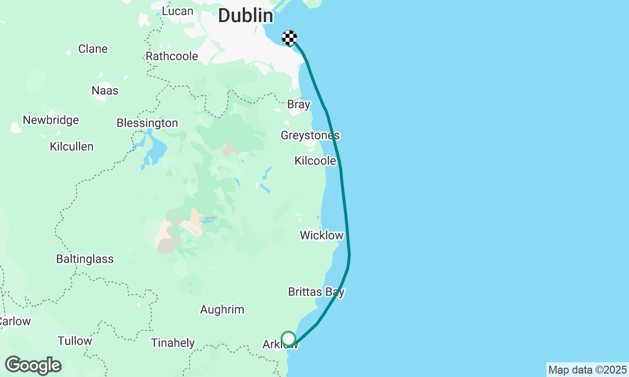 Arklow to Dun Laoghaire 