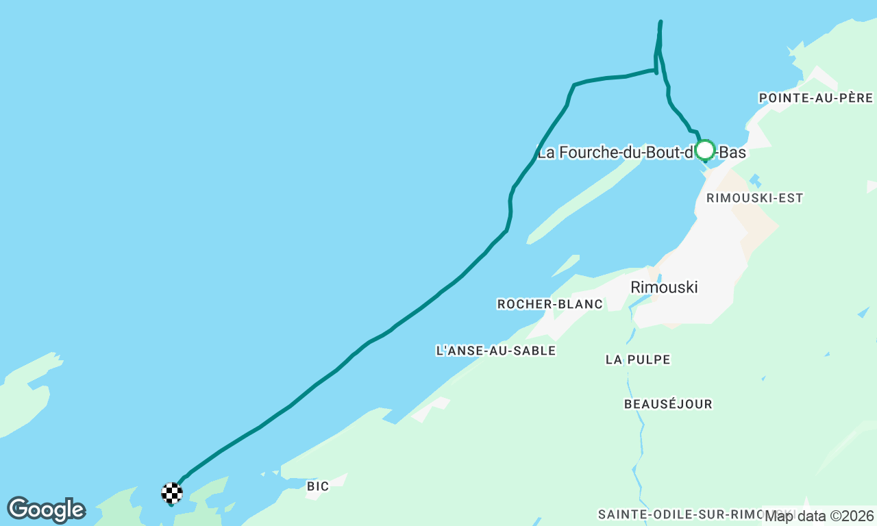 Stage Intl. Bareboat - Rimouski au Bic