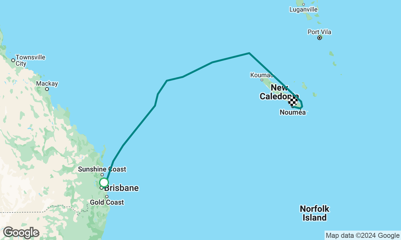 Brisbane to Noumea