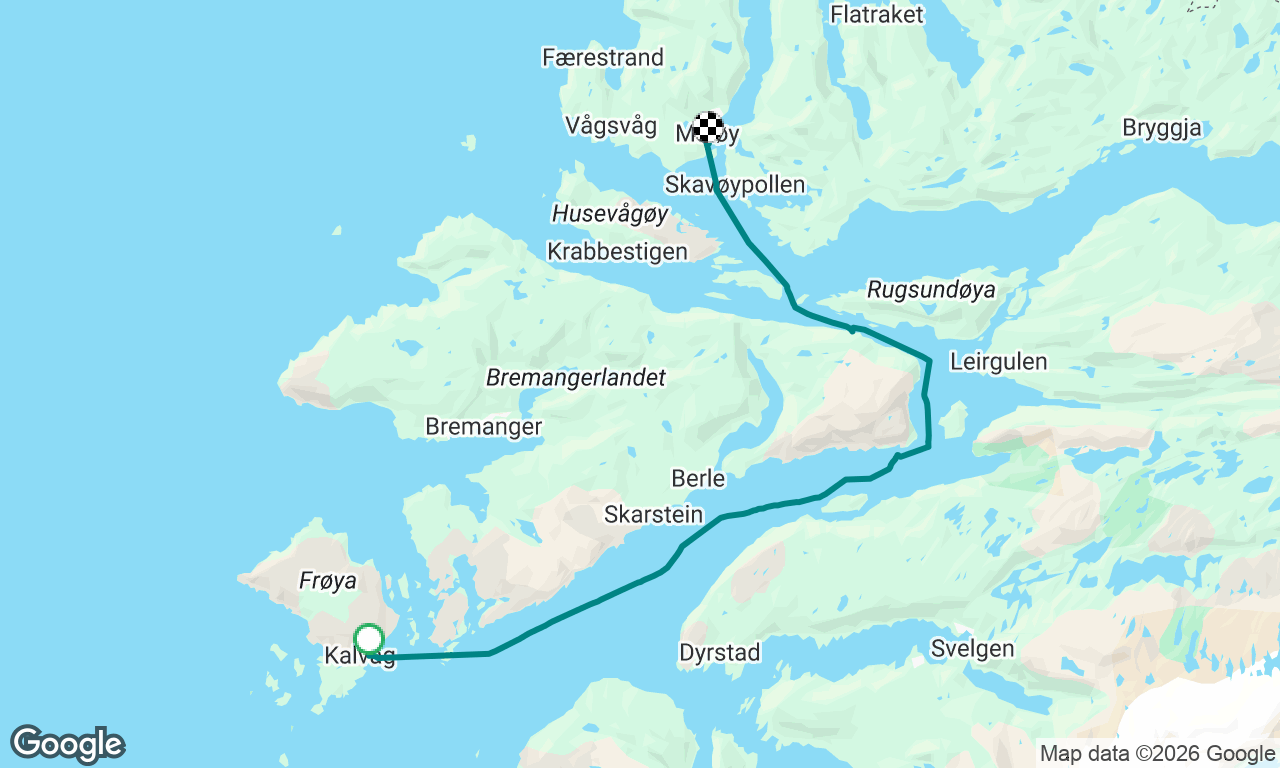 Kalvåg to Maloy